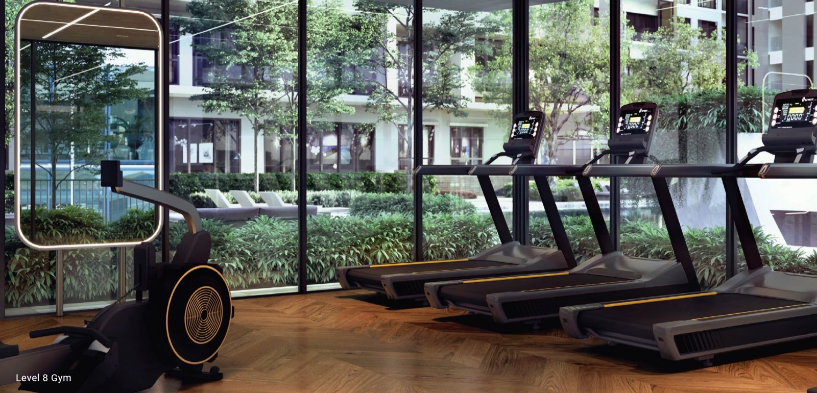 Enlace Suites gym artist impression
