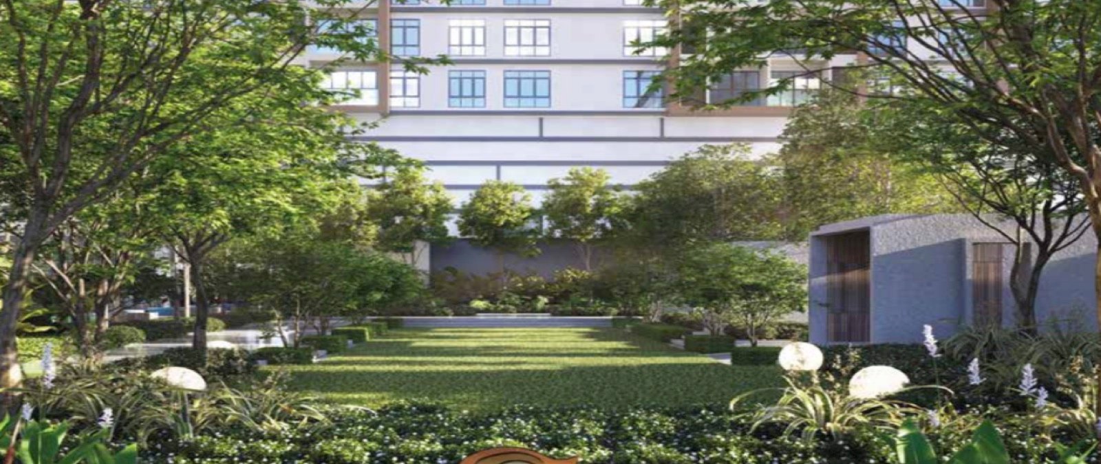 Khaya Residences party lawn artist impression