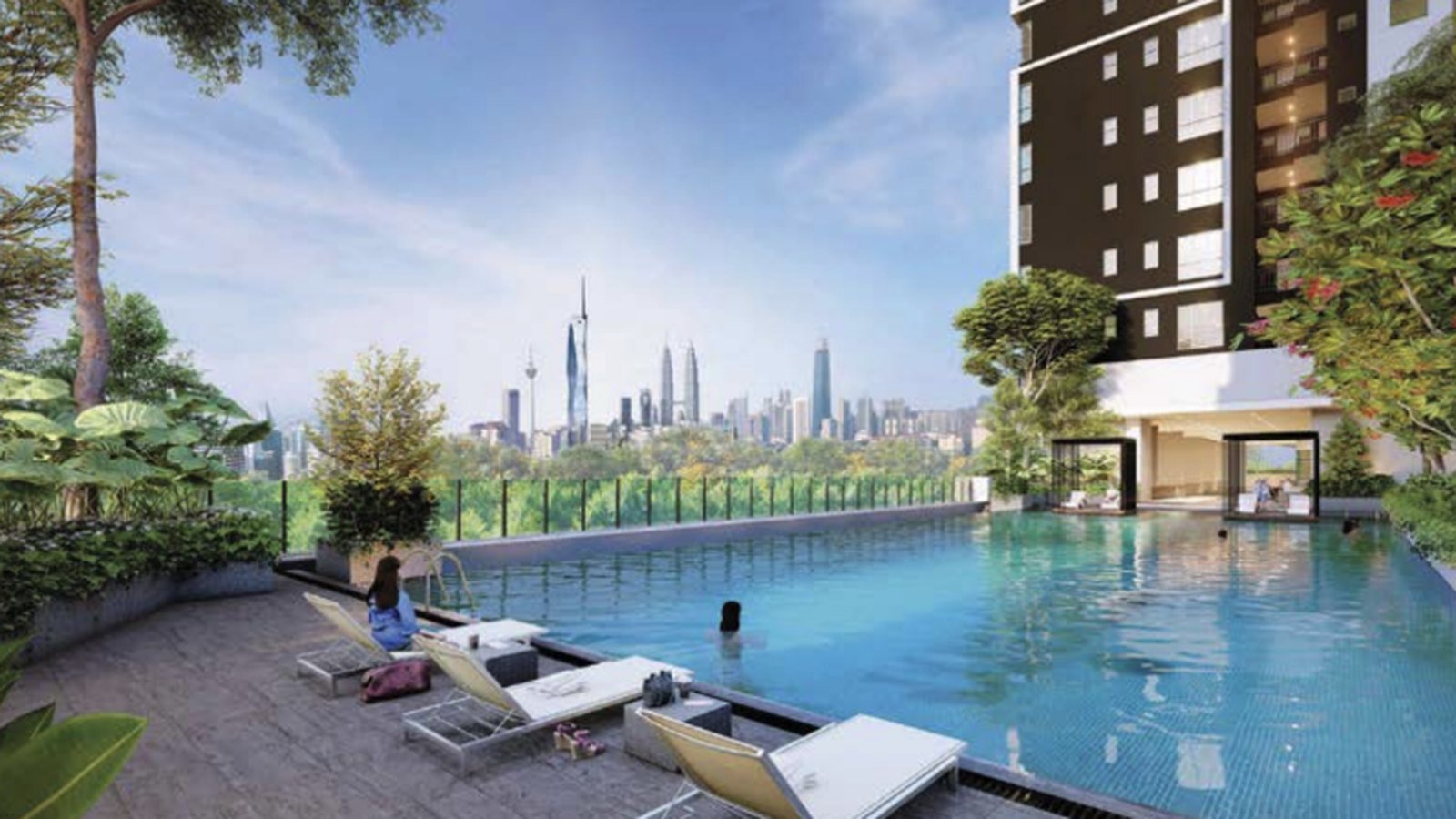 THE ATAS infinity pool artist impression