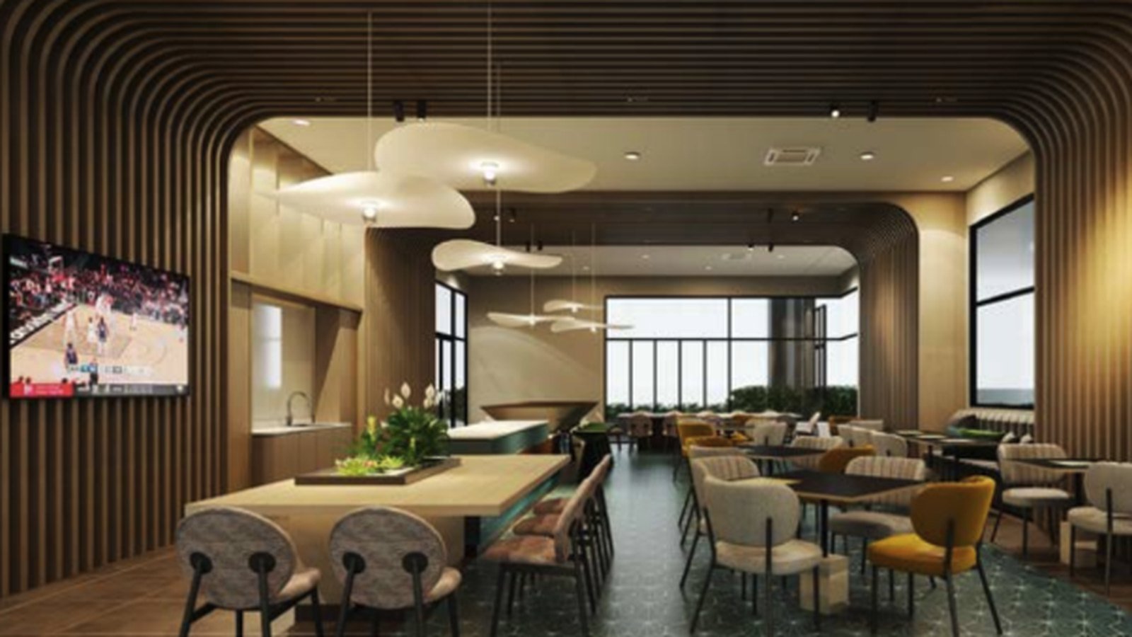 THE ATAS lounge artist impression
