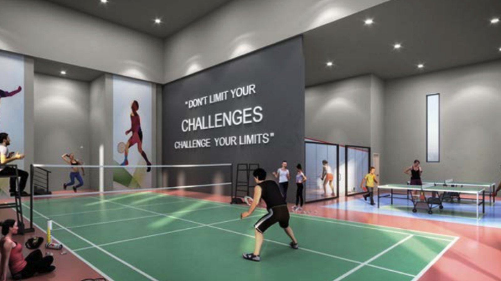THE ATAS sports hall artist impression